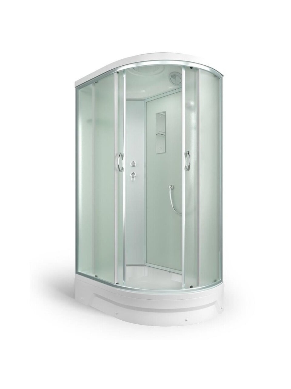 Душевая кабина 120х80х226 см, левый, поддон 26 см, матовая, Erlit, ER351226L-C3-RUS