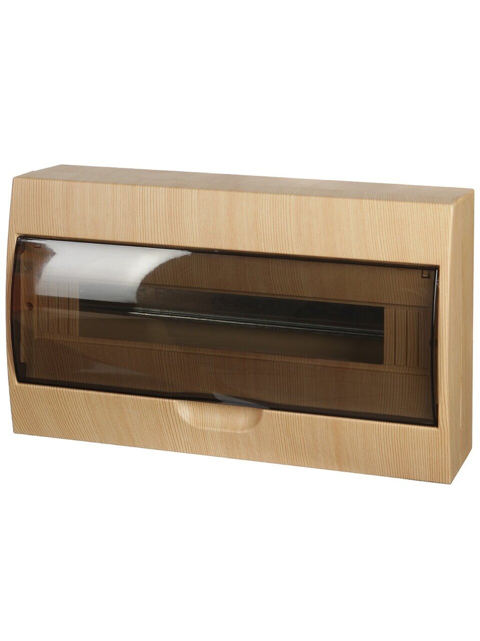 Бокс настенного монтажа навесной, Эко, ЩРН-П, пластик, TDM Electric, 18 модулей, IP40, сосна, SQ0901-0017