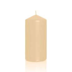 Свеча декоративная, 15х7 см, цилиндр, слоновая кость, Bartek Candles