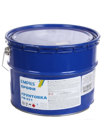 Грунтовка алкидная, Empils, Расцвет ГФ-021, серая, 12 кг