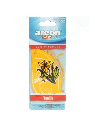 Ароматизатор в машину подвесной, сухой, Areon, Refreshment Ваниль, 704-045-15