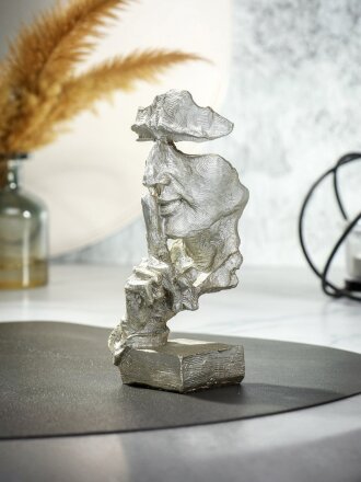 Фигурка декоративная Маска, 7.5х7х16.5 см, серебро, Y6-10504