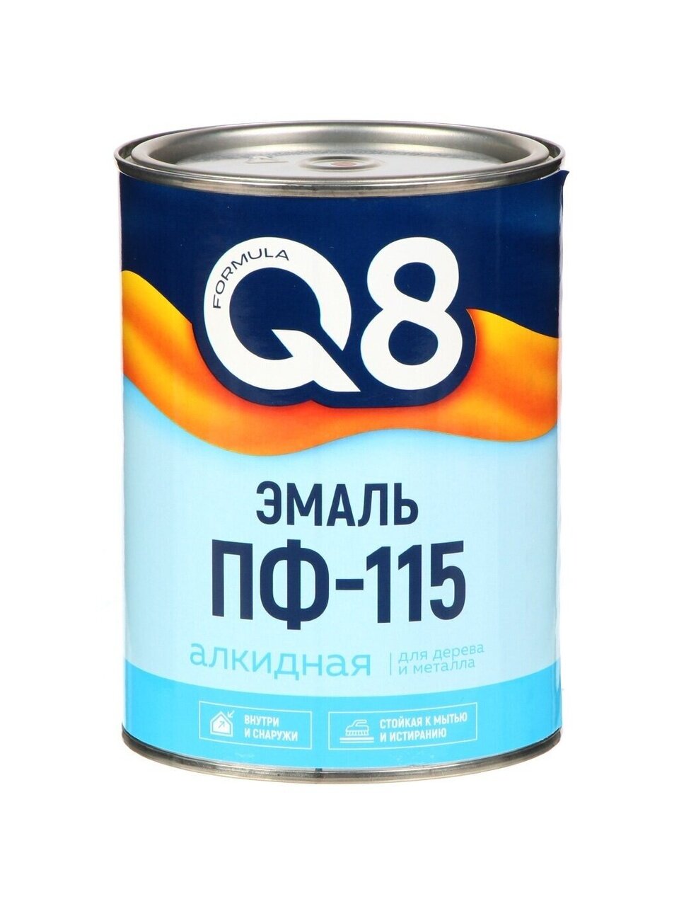 Эмаль Formula Q8, ПФ-115, алкидная, глянцевая, бирюза, 0.8 кг