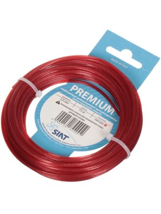 Леска для триммера 2 мм, 15 м, звезда, SIAT, Premium Алюминиум