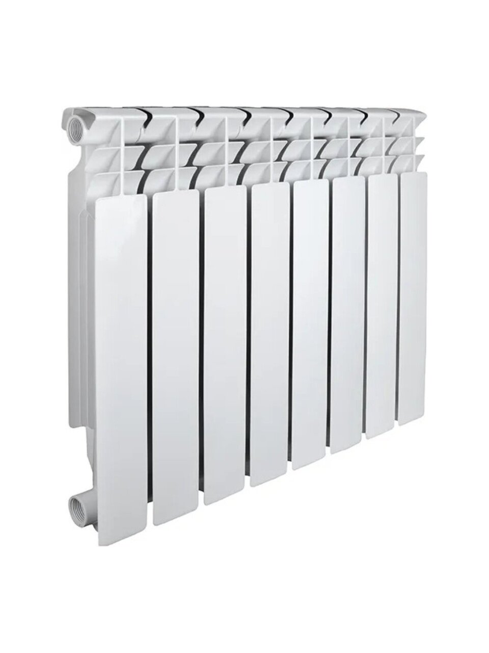 Радиатор алюминий, 500х80 мм, Valfex, Base, 8 секций, CO-BB500E/8 L