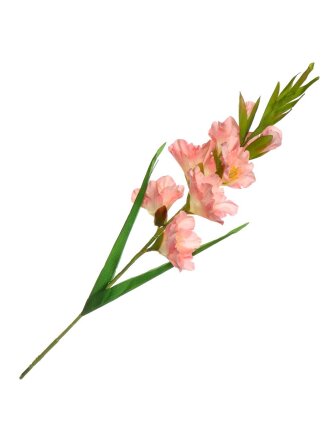 Цветок искусственный Гладиолус, 80 см, розовый, Y4-6929