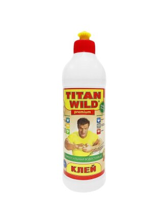 Клей Titan Wild, универсальный, прозрачный, водостойкий, 500 мл, TWP0.5, Premium