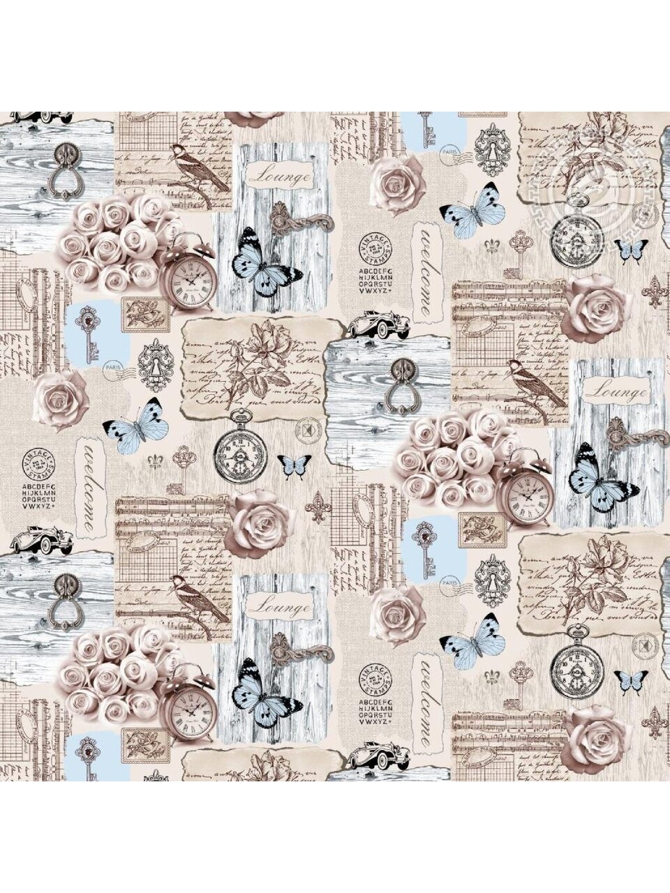 Скатерть 145х180 см, 100% хлопок, рогожка, 160 г/м2, АртДизайн, Либретто