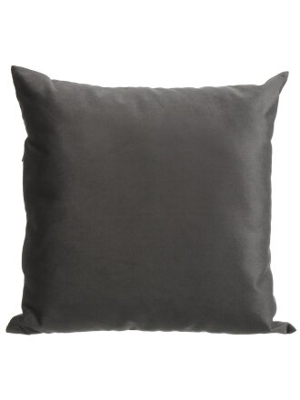 Подушка декоративная, 40х40 см, Классика, 100% полиэстер, темно-серая