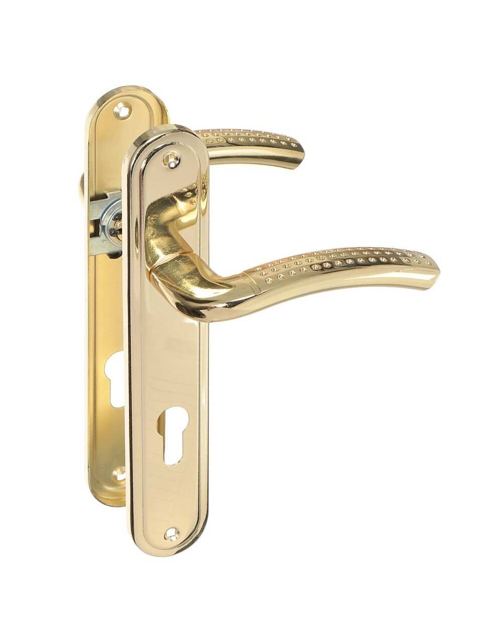 Ручка на планке Trodos, AL106/85-M PB, 204482, золото