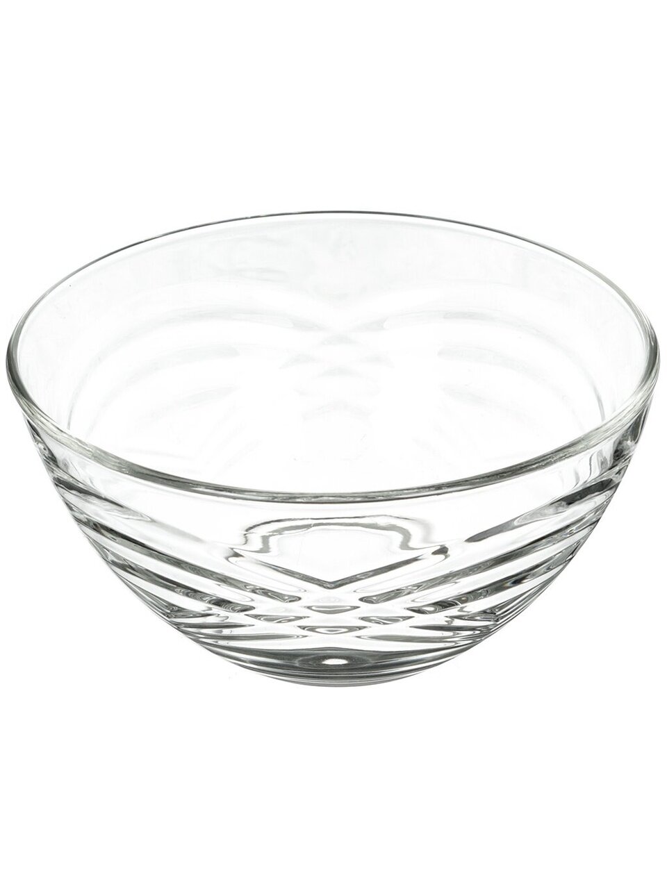 Салатник стекло, круглый, 16х8 см, Сидней, 09С1449