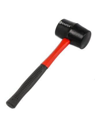 Киянка 450 г, резина, рукоятка фибергласовая, Bartex, B0202N/450