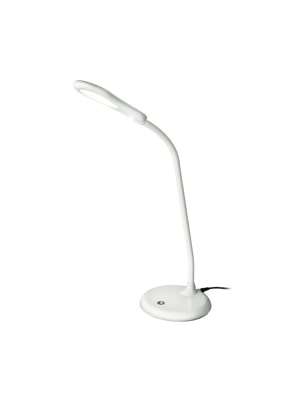 Светильник настольный сенсорное включение, 5 Вт, белый, абажур белый, Uniel, TLD-507 White, 06546