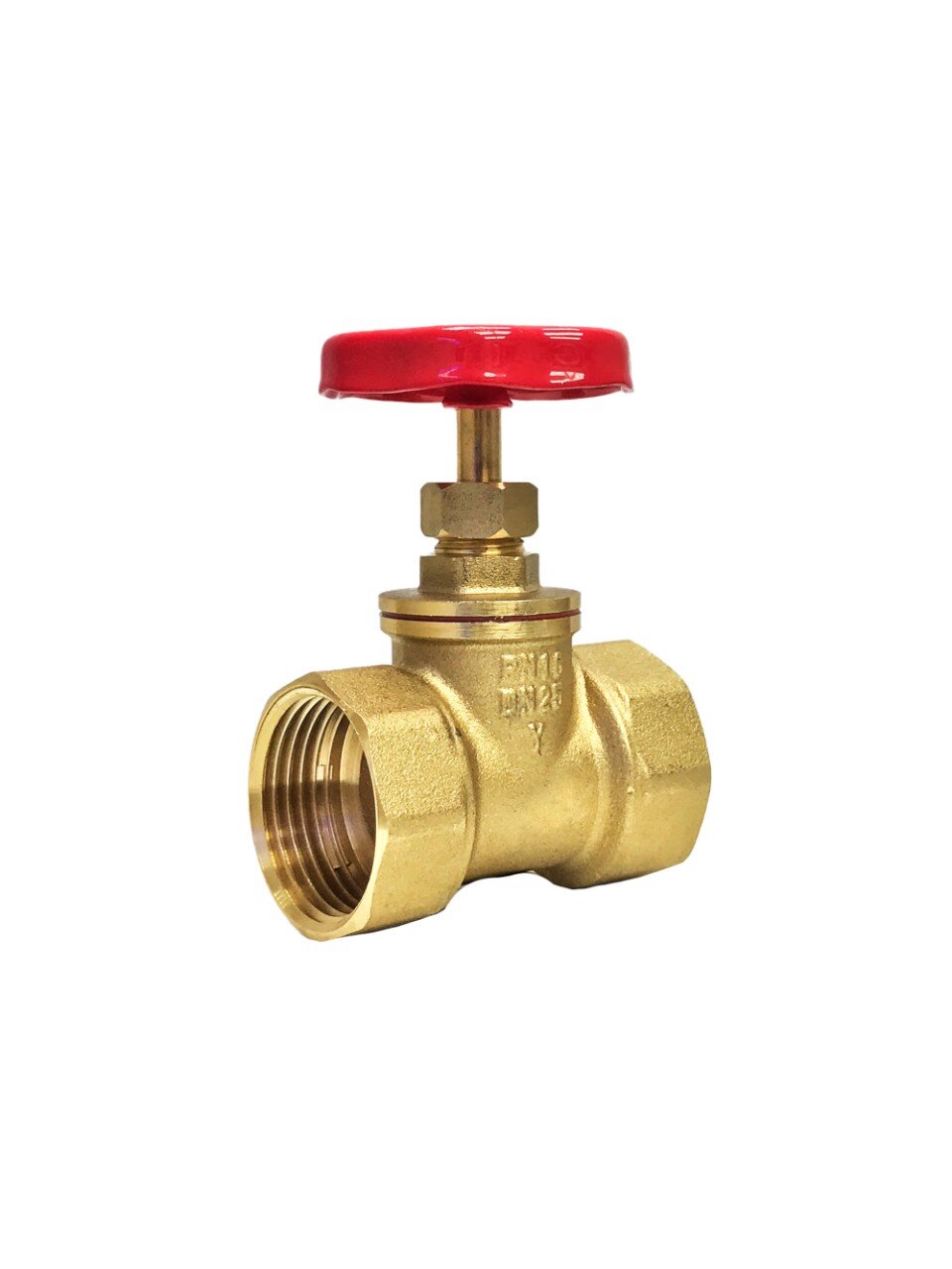 Вентиль г-г, латунь, DN 25, 15Б1п, Ciao, STI