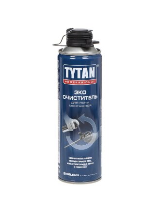 Очиститель от монтажной пены, Eco, 0.5 л, Tytan, 63715