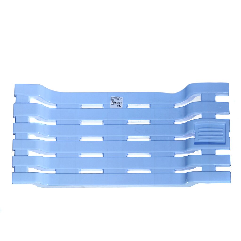 Полка для ванной пластик, 30х7х69 см, голубая, Idea, М2586