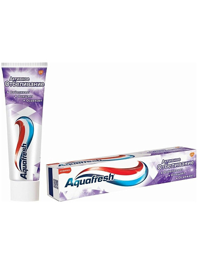 Зубная паста Aquafresh, Активное отбеливание, 100 мл