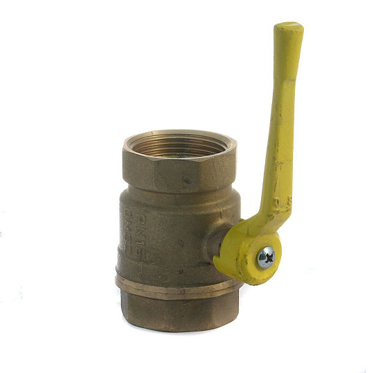 Кран для газа г-г, 1"1/4, ручка, БАЗ