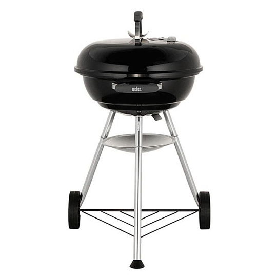 Гриль 540х530х880 мм, разборный, с крышкой, угольный, Weber, Compact Kettle, 1 221 004