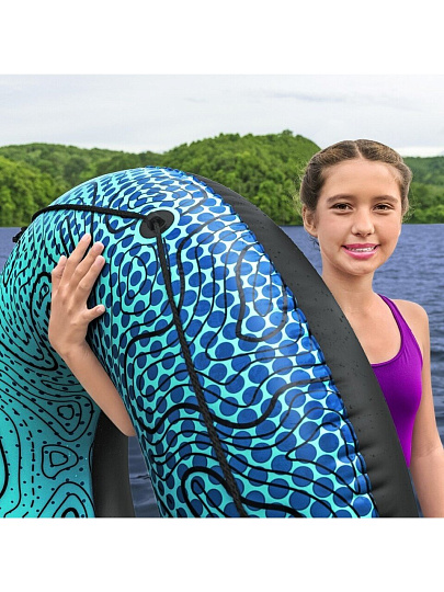 Круг надувной 119 см, Bestway, с ручками, 14 лет, 36 401