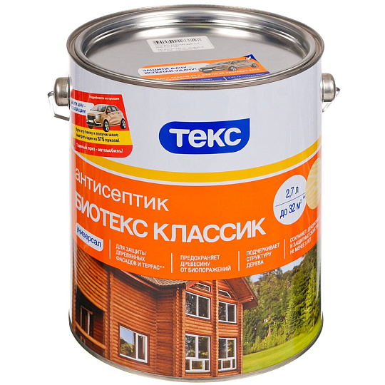 Пропитка для дерева Универсальная, тик, 2.7 л