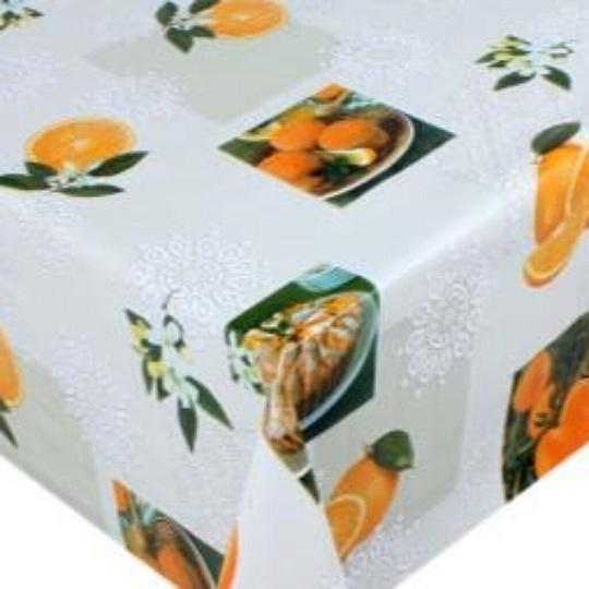 Клеенка Флер, 1.4х20 м, ПВХ на тканевой основе, SJ869B