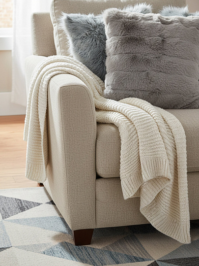 Наволочка декоративная Кролик, 100% полиэстер, 45 х 45 см, серая, A130055