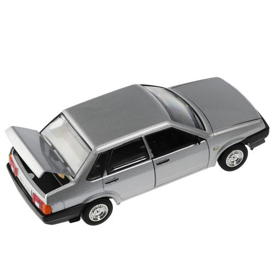 Машина детская Технопарк, Lada 21099, 18.5 см, инерционная, со светом и звуком, металл, пластик, VAZ-21099-S, серая