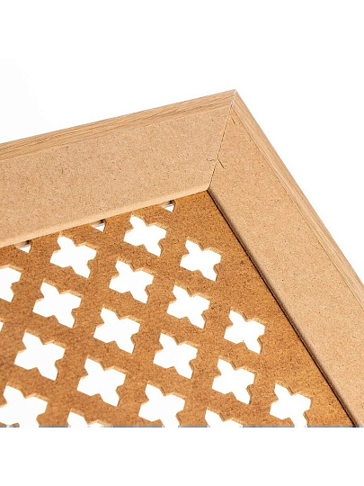 Экран для радиатора, МДФ, 1200х600 мм, дуб скандинавский, DE LUXE Готико, Стильный Дом, v532075