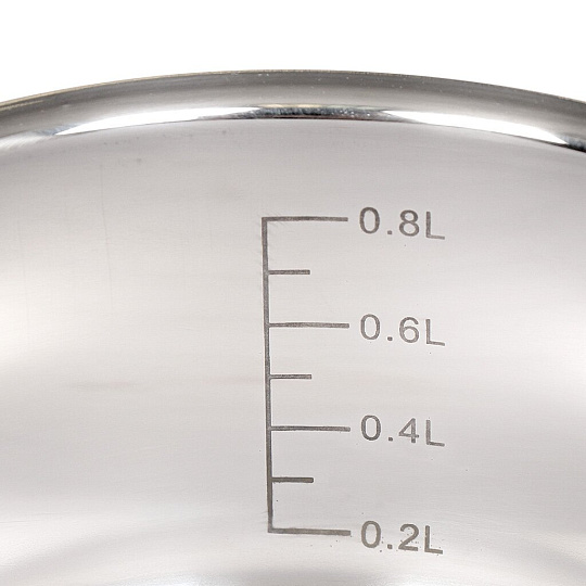 Набор посуды из нержавеющей стали Zeidan Z-50401 (кастрюля 1 л, сотейник 1 л, сковорода), 3 предмета