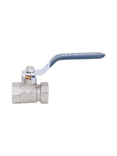 Кран 1 1/4'', г-г, латунь, ручка, DN 32, AquaLink