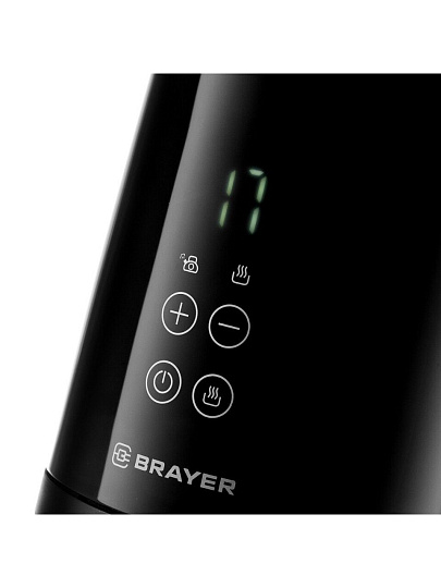 Чайник электрический Brayer, 1035BR, 1.5 л, 2200 Вт, скрытый нагревательный элемент, пластик