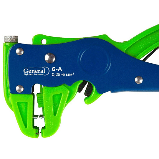 Съемник изоляции 0.25-6 мм, стриппер, General Lighting Systems, 6-A, G-Cab, 901103