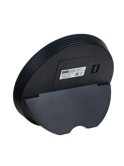 Зеркало настольное, 15 см, пластик, стекло, круглое, с LED-подсветкой, 4xAAA, USB-провод, ЮниLook, 301-256