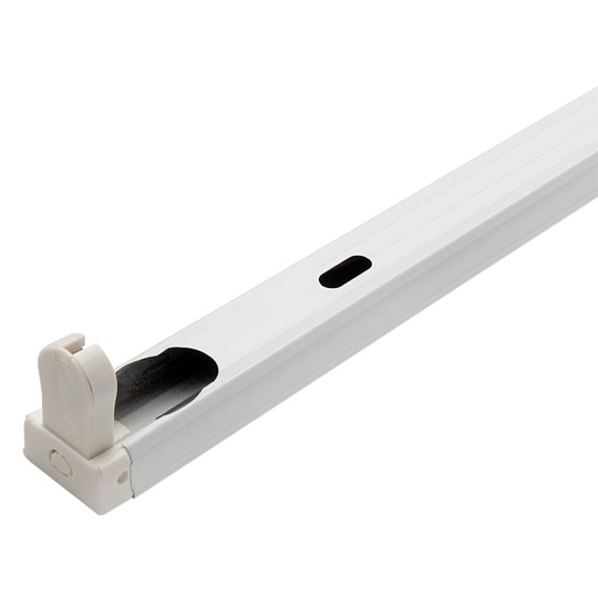Светильник линейный светодиодный, General Lighting Systems, GSPO-S1-1200-1XT8-G13, G13, на 1 лампочку, IP20, 121х3.4х1.5 см, под светодиодную лампу T8, 420062