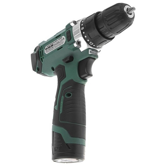 Дрель-шуруповерт аккумуляторный, Hammer, ACD12A, 12 В, кейс