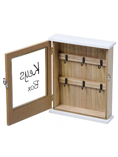 Ключница Ключ, 20х26х5.5 см, МДФ, металл, 6 крючков, Y4-3860