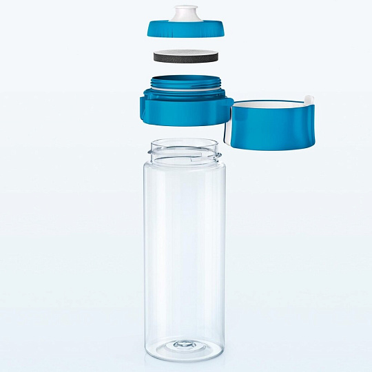 Фильтр-бутылка Brita, Fill&Go Vital, для холодной воды, 1 ступ, 0.6 л, синий, 1021529
