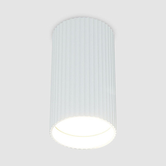 Светильник накладной General Lighting Systems, Полосы, 50 Вт, GU10, на 1 лампочку, IP20, d5.5х10 см, Спот, белый, 661694