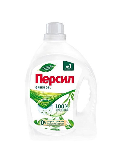 Гель для стирки Персил, 1.95 л, для цветного белья, Green gel