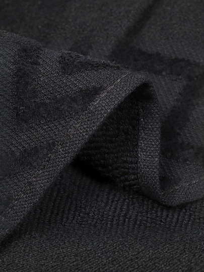 Полотенце кухонное махровое, 30х30 см, 450 г/м2, 100% хлопок, Silvano, Navy, черное, Узбекистан
