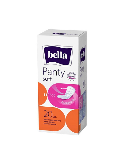 Прокладки женские Bella, Panty Soft, ежедневные, 20 шт, 5640 BE-021-RN20-098