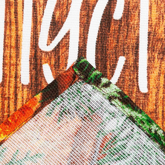 Полотенце кухонное вафельное, 35х60 см, 160 г/м2, 100% хлопок, Доляна, Новогоднее настроение, Россия, 5059204