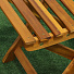 Мебель садовая Green Days, Дуэт Wood, дерево, стол, 60х60х74 см, 2 стула, 120 кг, BS-DT01.2 - фото 12