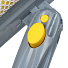 Швабра-окномойка губка, поролон-сетка, резина, 130х25 см, желтый, телескопическая ручка, Марья Искусница, KD-W08-10 - фото 6