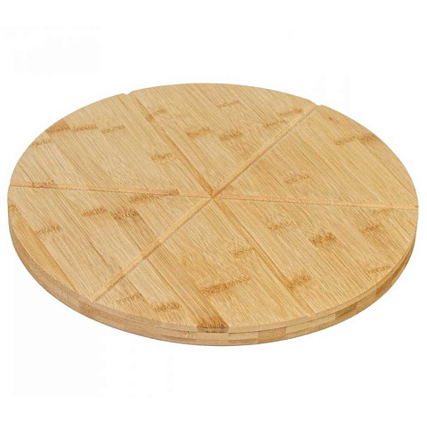 Блюдо бамбук, для пиццы, круглое, 2х33 см, Катунь, КТ-БК-08