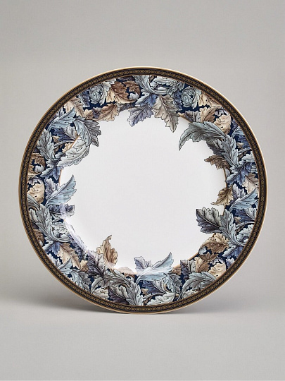 Набор тарелок обеденный, фарфор, 2 шт, 25.5 см, круглый, Art Collection, Lefard, 590-691
