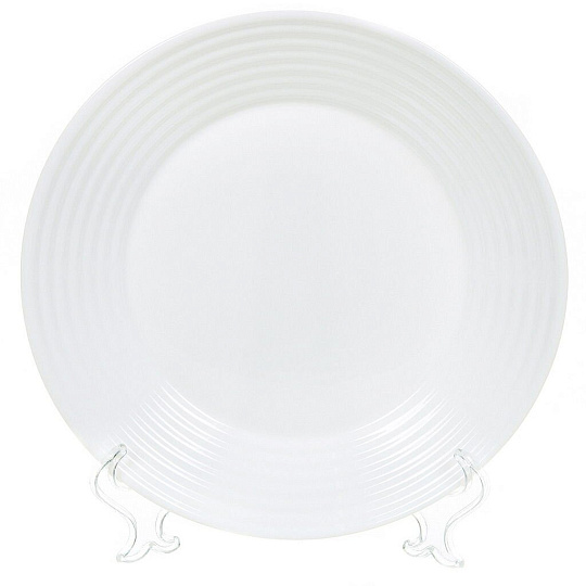 Сервиз столовый стекло, 18 предметов, на 6 персон, Luminarc, Harena black and white, N1518