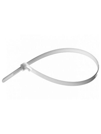 Хомут нейлоновый, 4.8х200 мм, белый, Smartbuy, SBE-CT-48-200-w