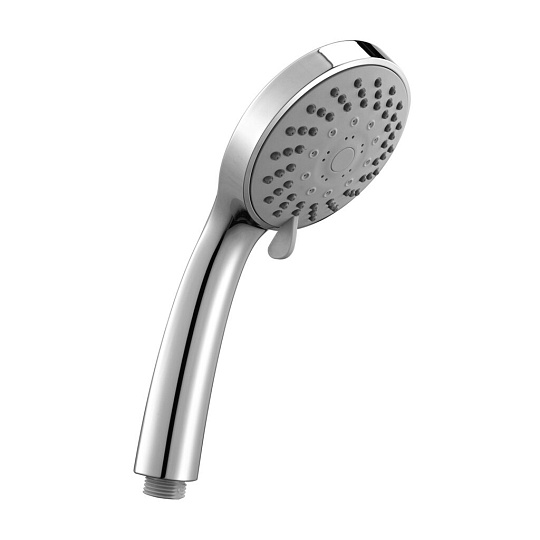 Лейка для душа, пластик, 10х24.4 см, 5 режимов, круглая, хром, Lemark, LM0125C